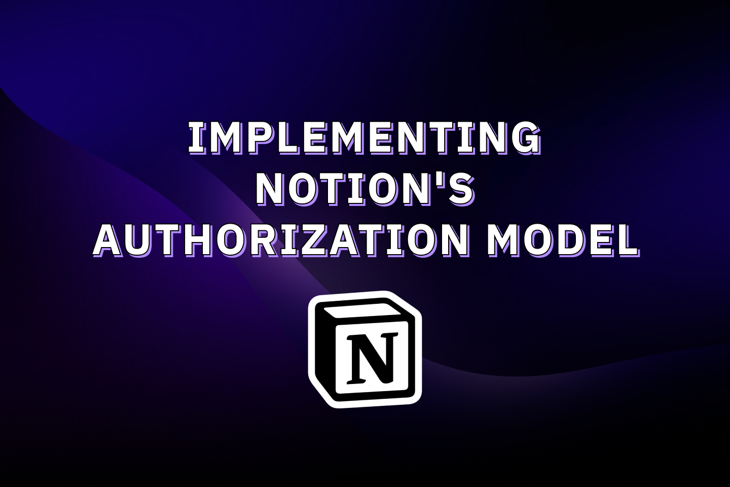 Implementing Notion Authorization Model